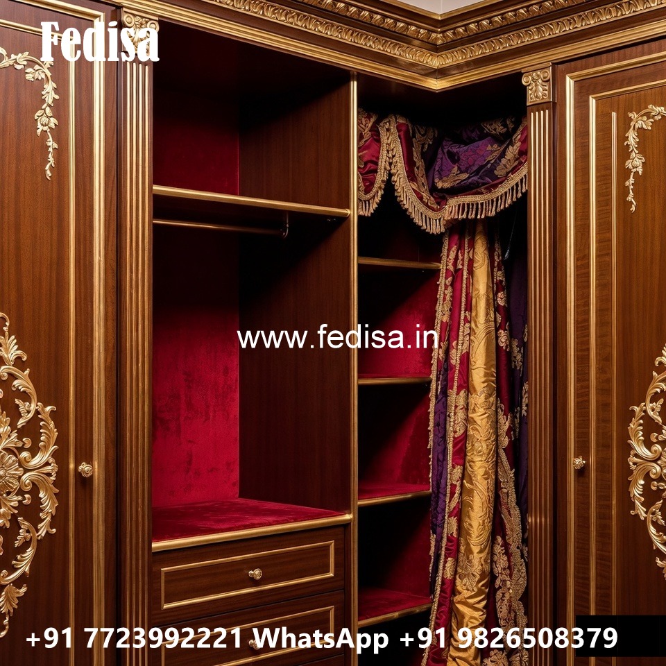 Wardrobe Design with Luxury Wooden Finish No-11331