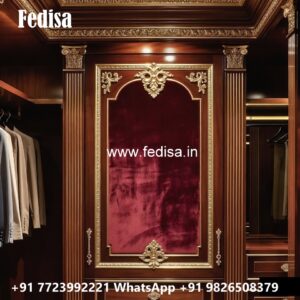 Luxury Wardrobe Design with Elegant Layout No-11354