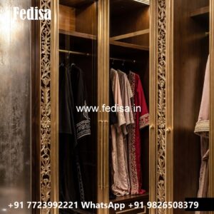 Space Saving Wardrobe Design with Luxury Appeal No-11365
