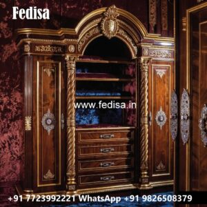 Stylish Wardrobe Design with Mirror Doors No-11368