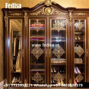 Stylish Wardrobe Design for Spacious Bedrooms No-11380