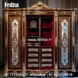 Luxury Wardrobe Design with Smart Shelving No-11400