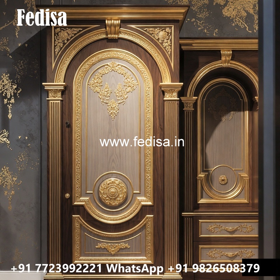 Modern Wardrobe Design with Decorative Panels No-11417