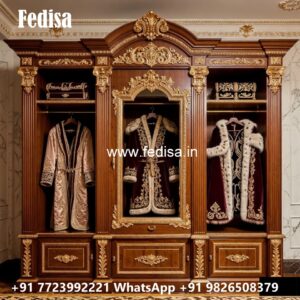 Premium Wardrobe Design with Glass Elements No-11420