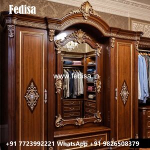 Luxury Wardrobe Design with Functional Layout No-11426