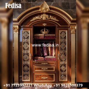 Smart Wardrobe Design with Elegant Storage No-11436