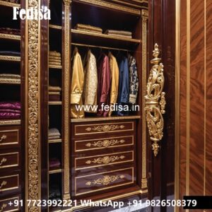 Stylish Sliding Wardrobe Design with Glass Finish No-11449