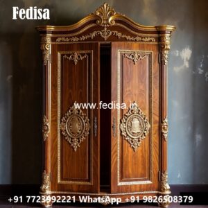Modern Wardrobe Design with Elegant Shelving No-11468