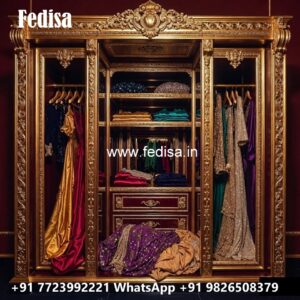 Elegant Wardrobe Design with Modern Storage Solutions No-11478