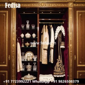 Luxury Bedroom Wardrobe Design with Smart Features No-11484