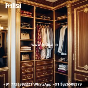 Elegant Wooden Wardrobes No-11761