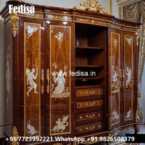 Antique Wooden Wardrobe Design Ideas No-11814