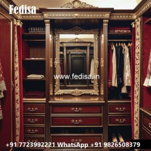 Royal Wooden Wardrobe Design Ideas No-11830