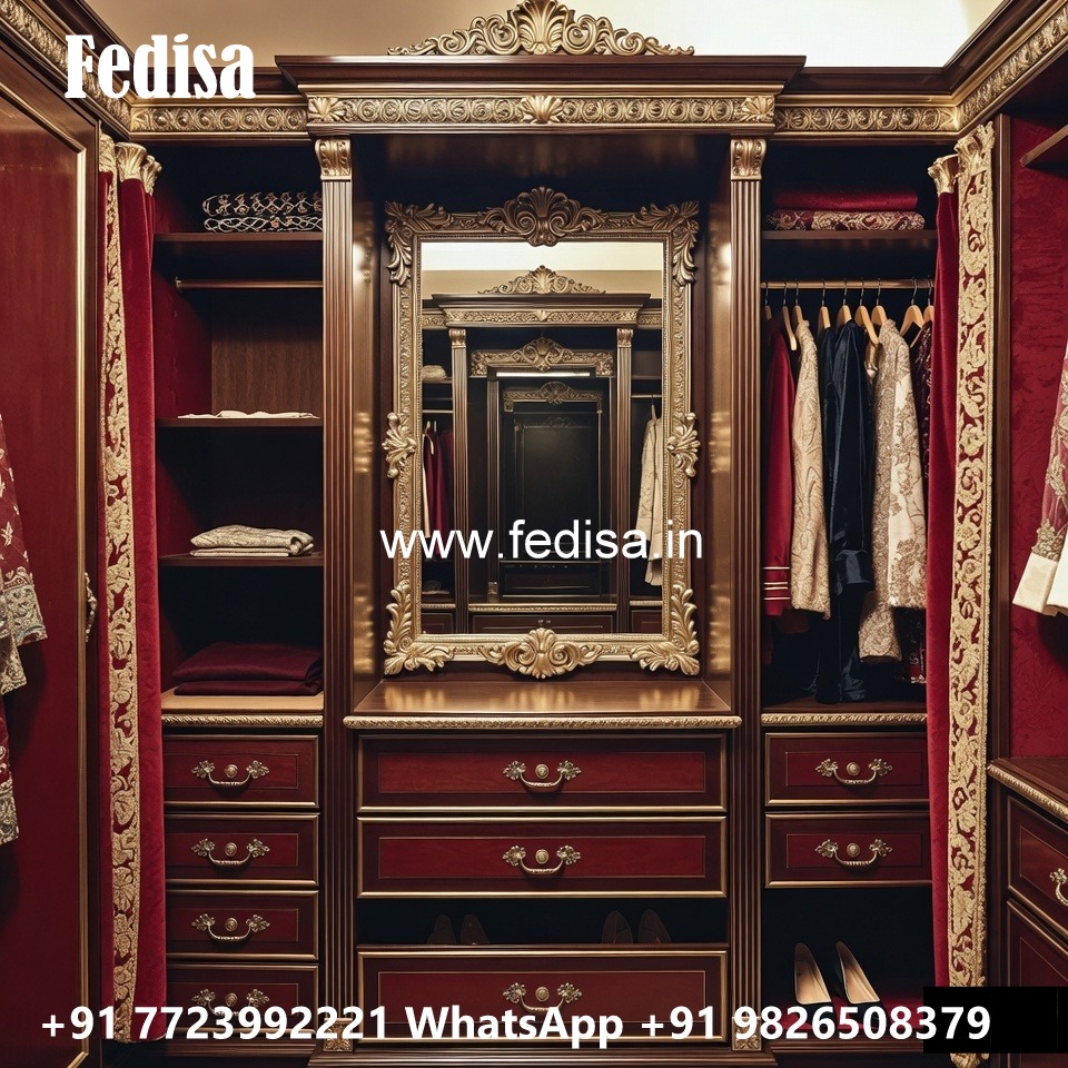 Royal Wooden Wardrobe Design Ideas No-11830