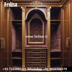 Antique Wooden Wardrobe Design for Homes No-11862