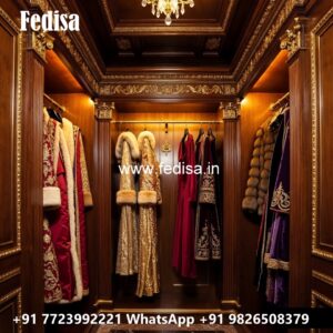 Luxury Classic Wardrobe with Mirror Panels No-11864