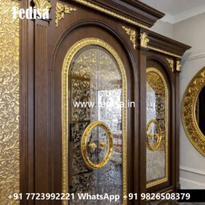 Classic Wardrobe Design with Artistic Details No-11897