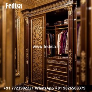 Royal Wardrobe Design with Premium Wood No-11917