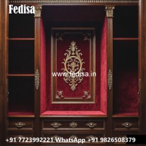 Classic Wardrobe Design with Rich Carvings No-11920