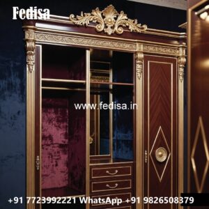 Luxury Closet Design with Vintage Charm No-11946