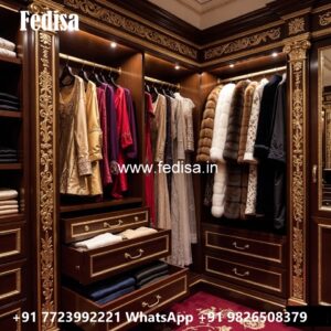Traditional Wardrobe Design with Royal Style No-11950