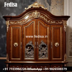 Classic Wooden Wardrobe with Mirror Beauty No-11971
