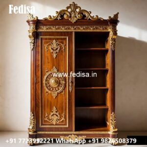 Traditional Wardrobe Design with Decorative Doors No-11977