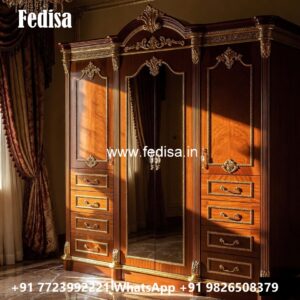 Vintage Closet Design with Premium Wood No-11993