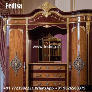 Classic Wooden Closet with Elegant Texture No-11995