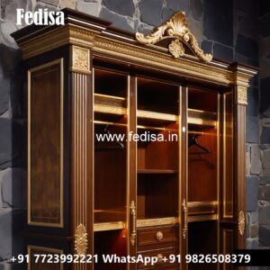 Premium Wooden Closet with Classic Finish No-12003