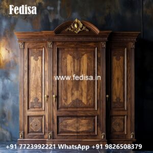 Elegant Bedroom Wardrobe with Rich Finish No-12009