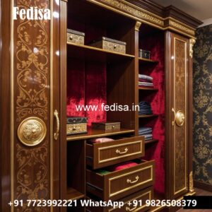 Royal Closet Design with Decorative Details No-12011