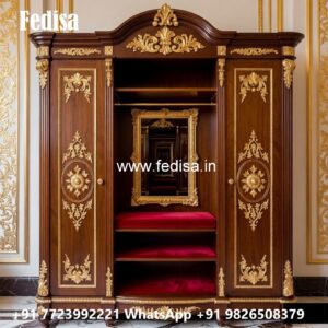 Vintage Wooden Closet with Luxury Touch No-12015