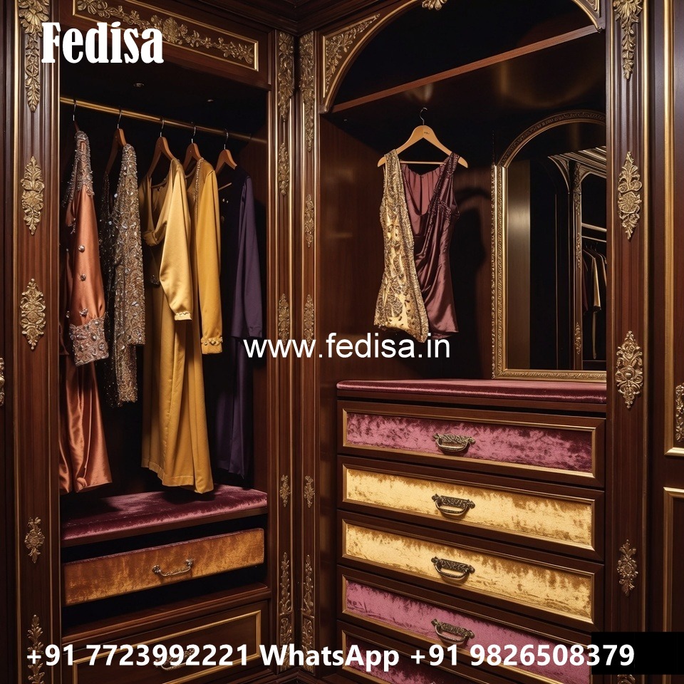 Classic Wardrobe Design with Sophisticated Finish No-12030