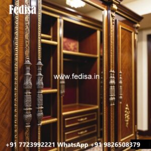 Vintage Luxury Wardrobe with Artistic Touch No-12033