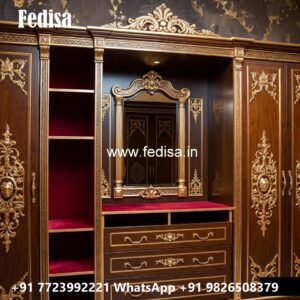 Luxury Wooden Wardrobe with Classic Details No-12044