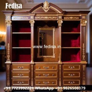 Royal Wardrobe Design with Rich Carvings No-12053