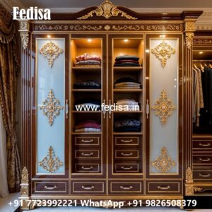 Classic Bedroom Wardrobe with Elegant Features No-12055