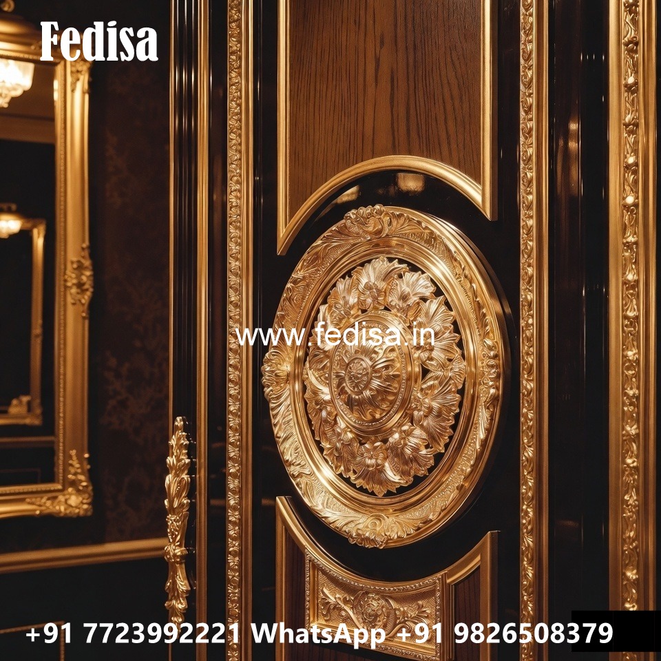 Luxury Wardrobe Design with Decorative Panels No-12069