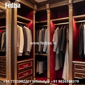 Classic Wardrobe Design with Elegant Organization No-12083