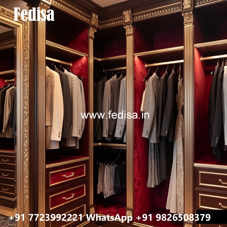 Classic Wardrobe Design with Elegant Organization No-12083
