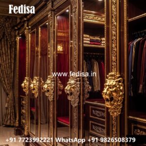 Vintage Wooden Closet with Premium Texture No-12084