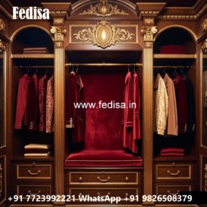 Royal Bedroom Wardrobe with Premium Craftsmanship No-12090