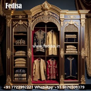 Premium Wardrobe Design with Decorative Details No-12092