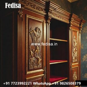Traditional Wardrobe Design with Elegant Craftsmanship No-12101