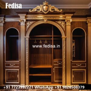 Elegant Wooden Wardrobe Design for Master Bedrooms No-12109