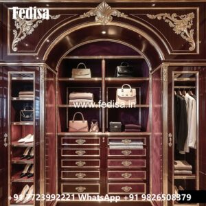 Contemporary Wardrobe Design with Glass Finish No-12111