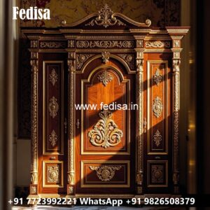 Luxury Wardrobe Design with Glossy Finish No-12147