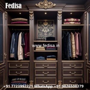 Functional Wooden Wardrobe Design Inspiration No-12178
