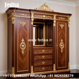 Modern Wardrobe Design with Rich Finishes No-12196